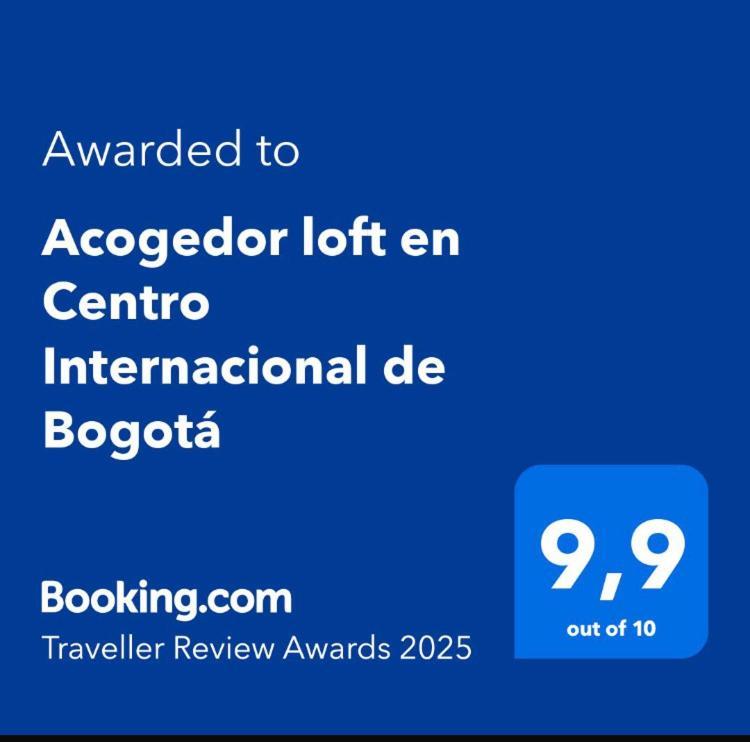 Acogedor Loft En Centro Internacional De Bogota Lägenhet Exteriör bild